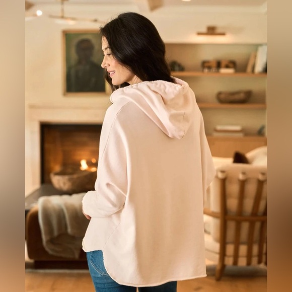Frank + Eileen Kane Capelet Hoodie in Petal - Picture 3 of 7
